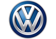 Logo Volkswagen bleu et blanc