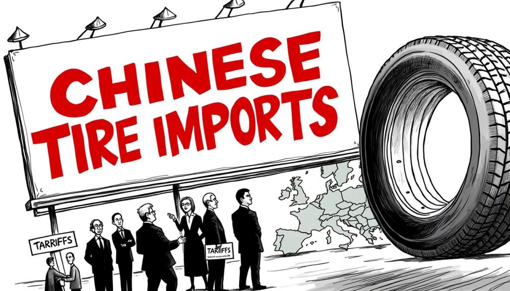 après avoir renforcé ses mesures sur les voitures électriques, l'europe envisage de cibler les pneus importés de chine pour protéger son industrie et assurer la sécurité sur ses routes.
