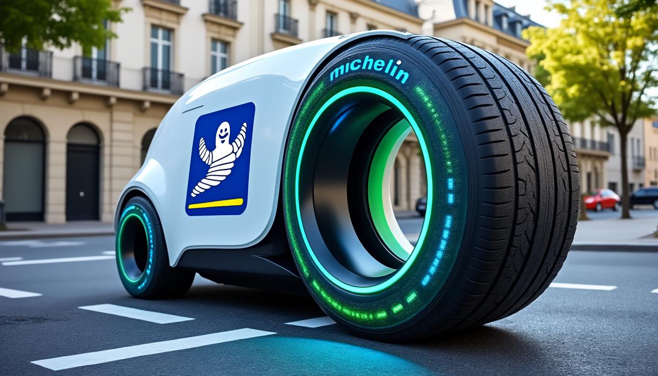 michelin lance uptis, son pneu sans air innovant, en france grâce à une collaboration avec la poste. découvrez cette avancée technologique pour des livraisons plus durables et sûres.