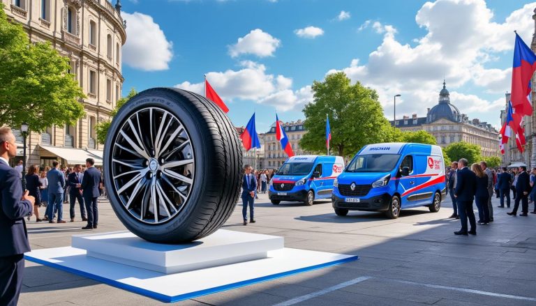 michelin lance en france uptis, son pneu innovant sans air, en collaboration avec la poste, marquant une étape importante dans la mobilité durable et la réduction des crevaisons pour les véhicules électriques.