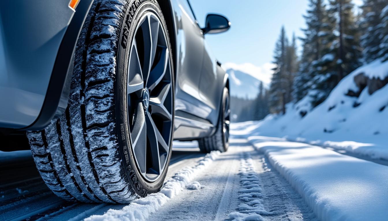 découvrez pourquoi les pneus d'hiver sont essentiels pour assurer la sécurité et la performance des voitures électriques lors des conditions hivernales.