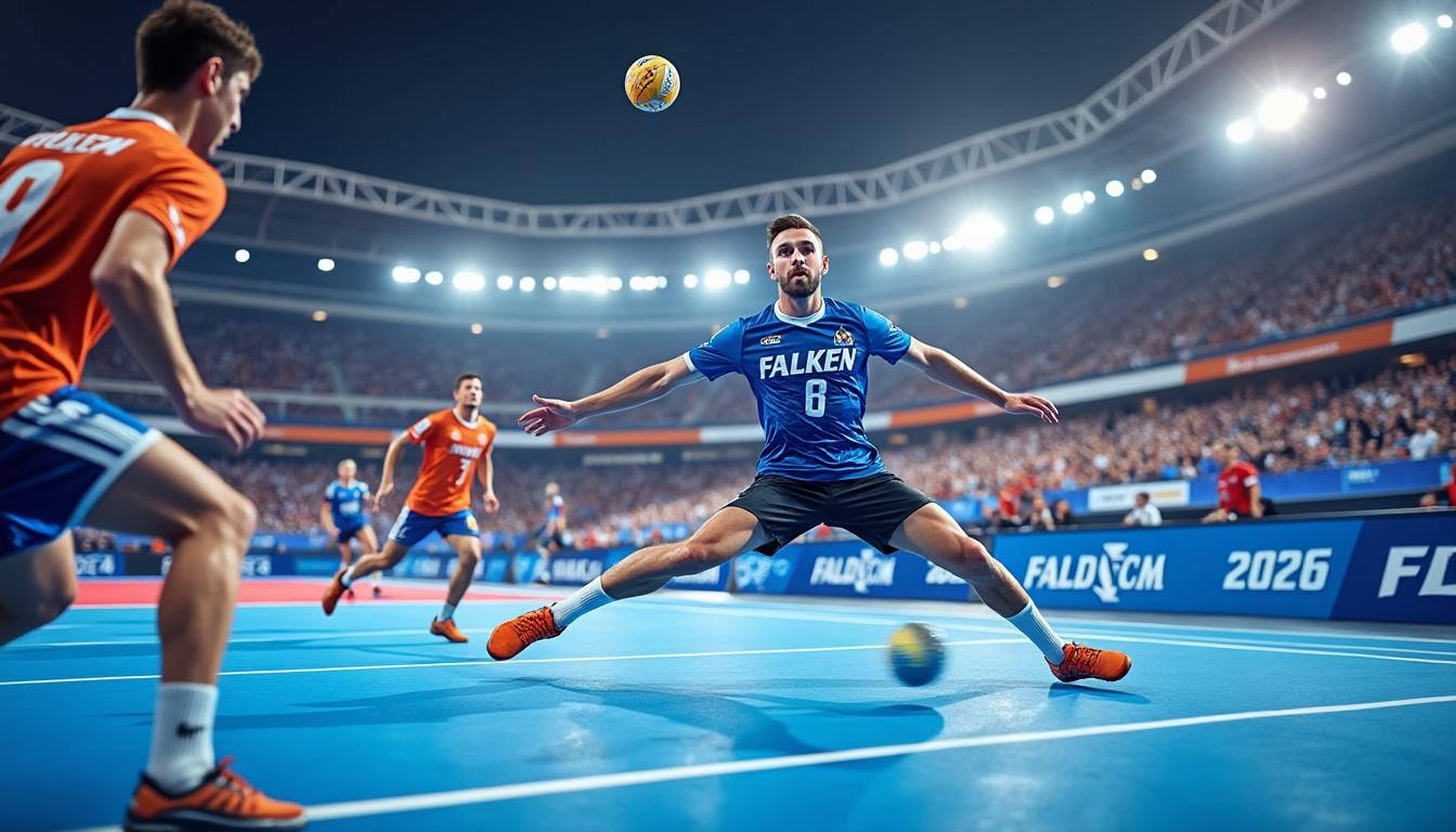 falken renouvelle son partenariat officiel avec l’euro masculin de handball, renforçant son engagement pour soutenir l'excellence et la passion du handball européen.