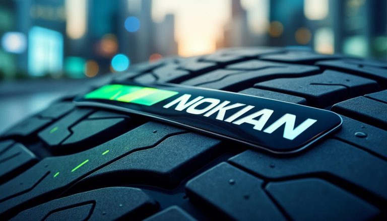 découvrez le nouvel emblème de nokian, spécialement conçu pour ses pneumatiques destinés aux véhicules électriques, alliant performance et durabilité pour une mobilité responsable.