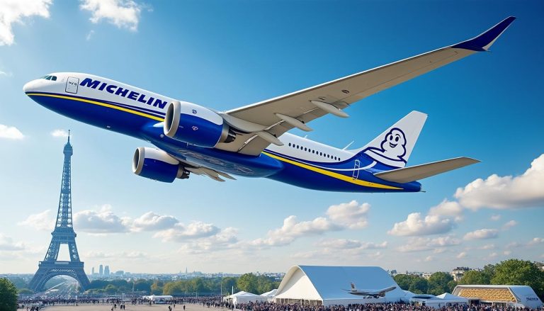 découvrez comment michelin innove avec air x sky light lors du salon du bourget, mettant en lumière ses avancées technologiques et son engagement pour l'aéronautique.